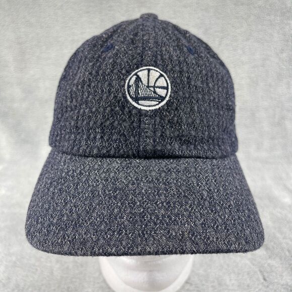 Mitchell & Ness Golden State Warriors Reverse Denim Slouch Men's Strapback Hat - Picture 1 of 11